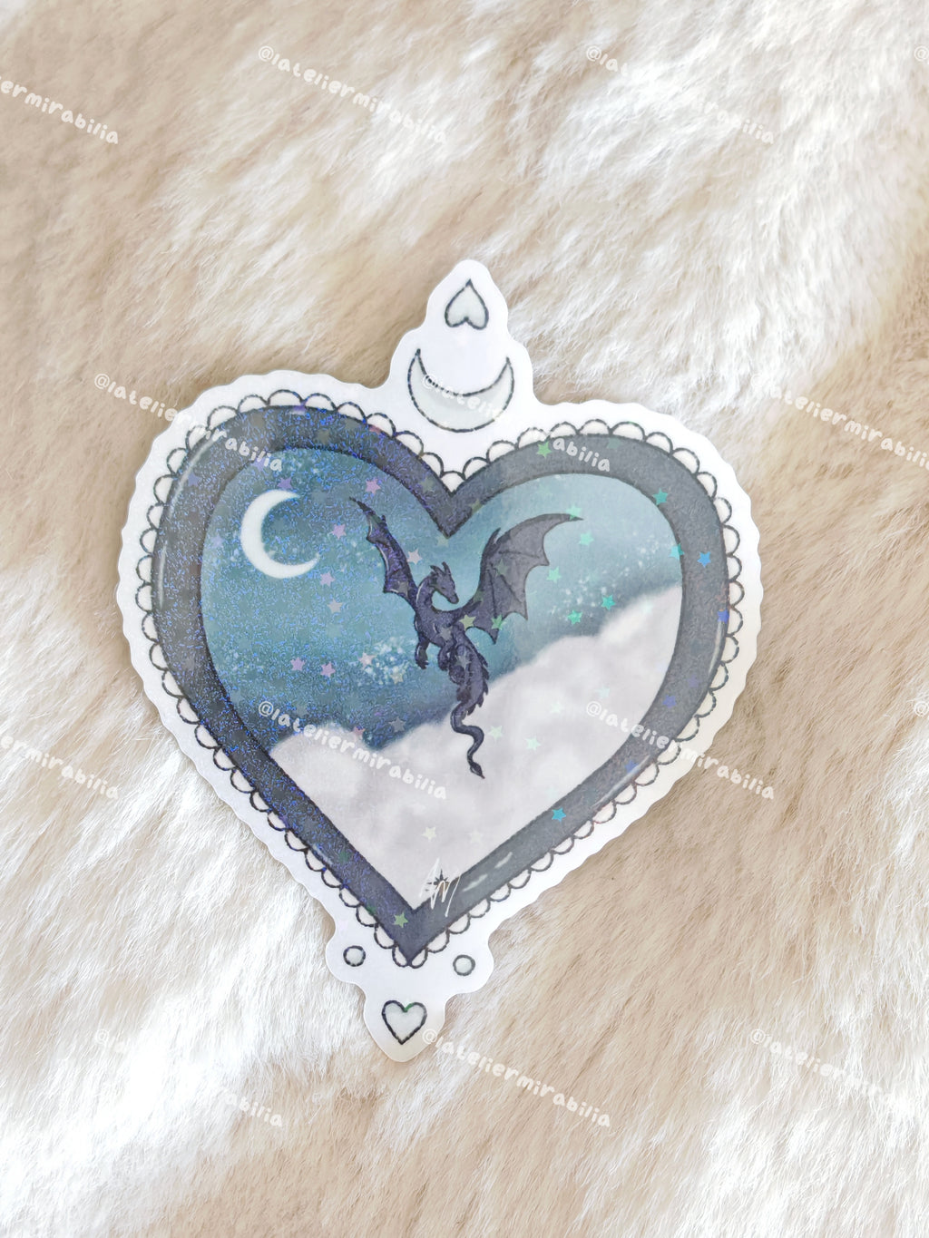 Sticker Dragon étoilé