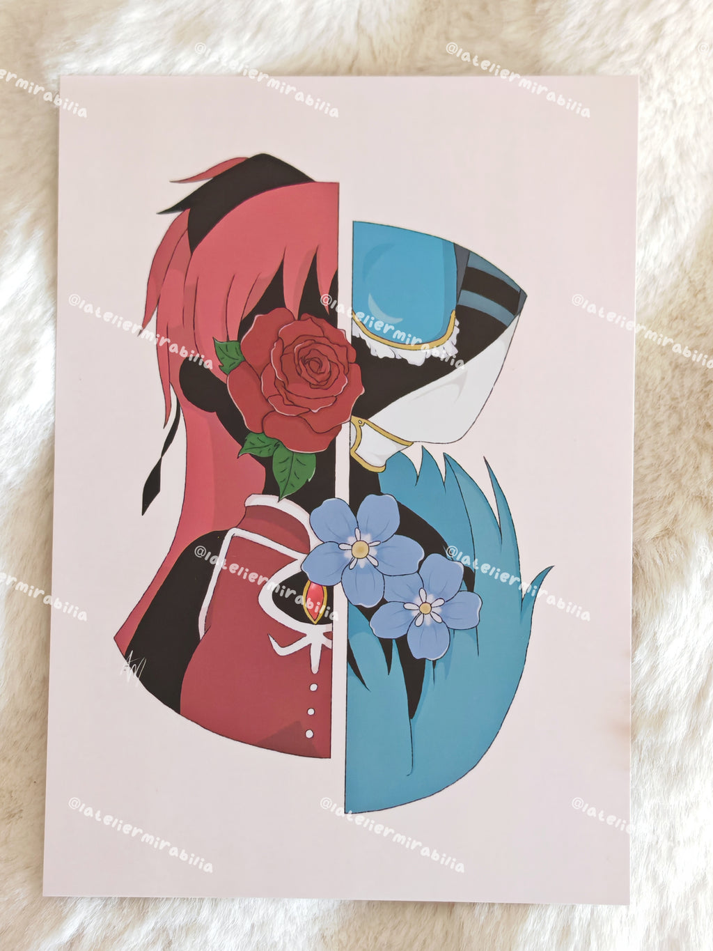 Print A5 • Kyoko x Sayaka