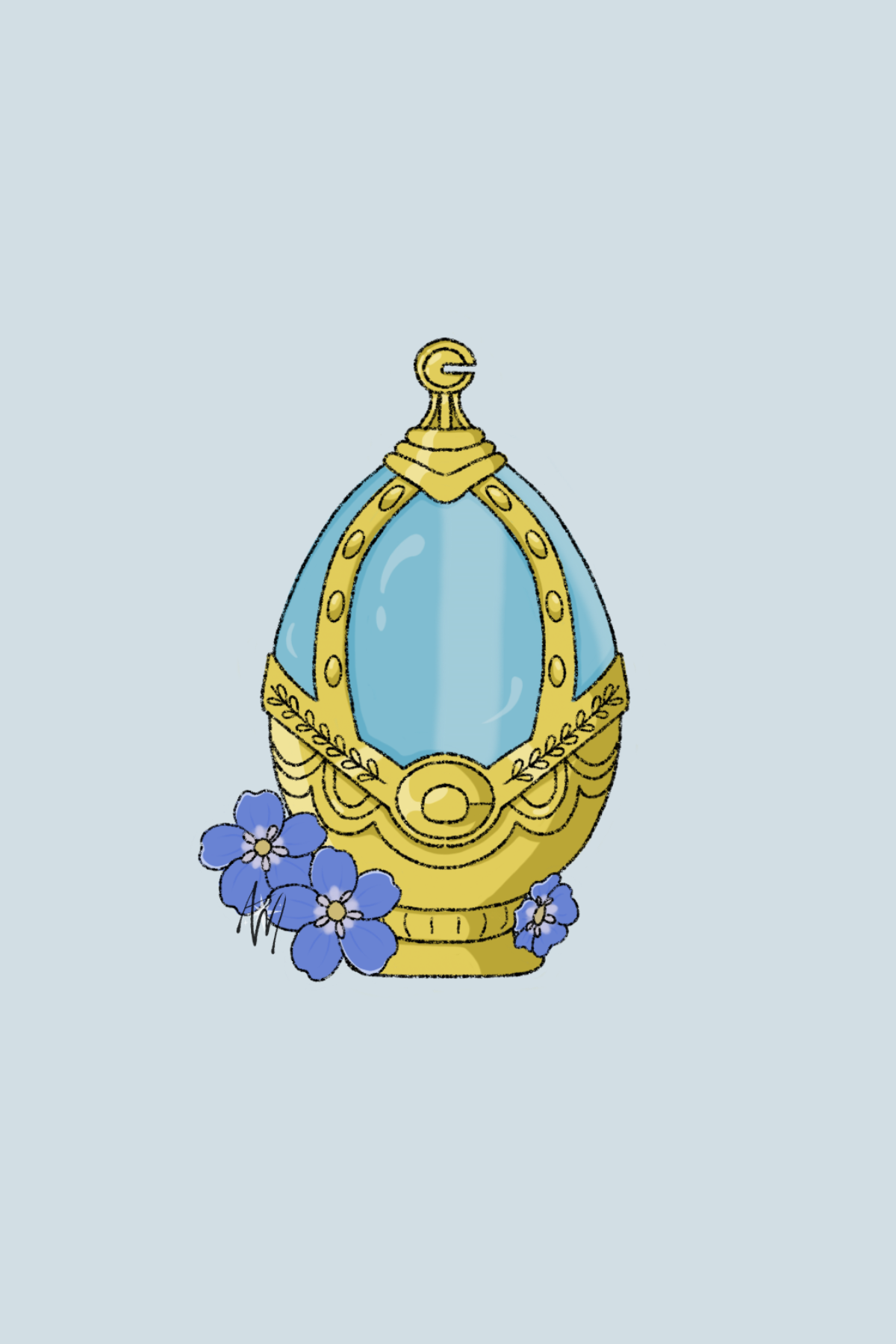 Sticker Sayaka • Soul Gem Myosotis